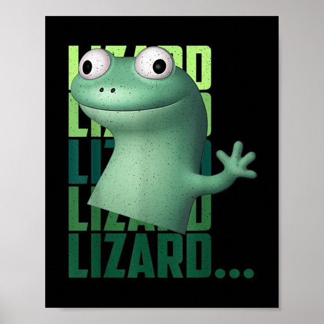 Affiche Lizard Lizard Lizard Mème amusant T-shirt_2.png (Devant)