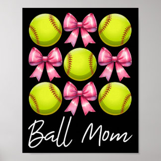 Affiche Ll Mom Softll Mom Mama Mother's Day Pink Coquette 