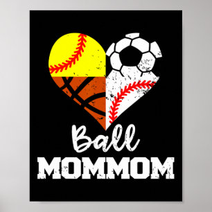 Affiche Ll Mommom Football Vendre Softll Croquis Mommom