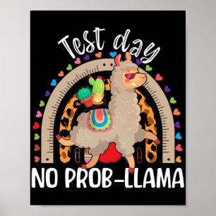 Affiche Llama Test Day Mai 2024 No Prob-llama Llama Teache
