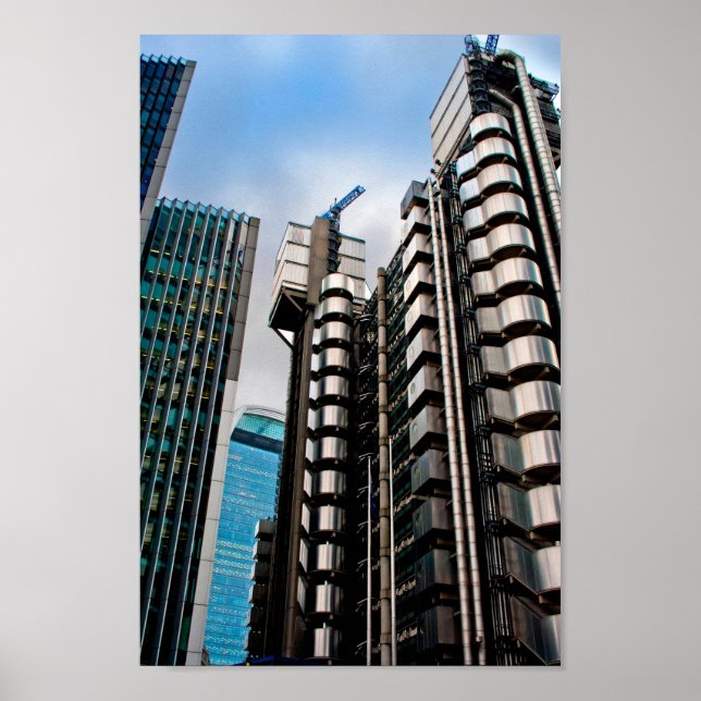 Affiche Lloyds Building Londres Angleterre Royaume-Uni (Devant)