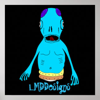 Affiche LMDDesignit alien