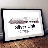LNER Classe A4 2509 Silver Link Locomotive à vapeu