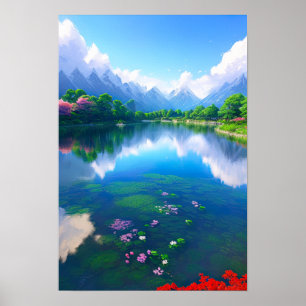 Affiche L'Oasis de Blue Mountain