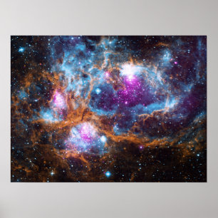 Affiche Lobster Nebula - Cosmic Winter Wonderland