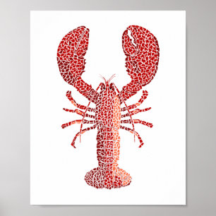 Affiche Lobster print