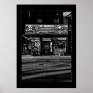 Affiche Local Tout Magasin No 2 avec bordure