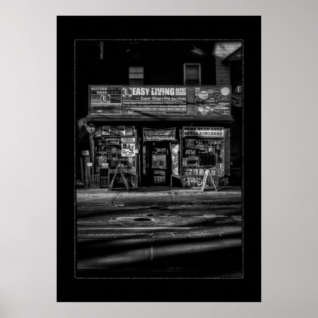 Affiche Local Tout Magasin No 3 avec bordure (Devant)