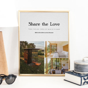 Affiche Location de vacances Accueil Médias sociaux