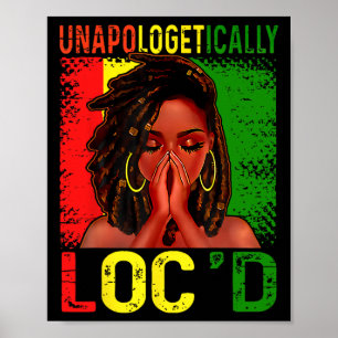 Affiche Loc'd Femmes afro-américaines juin