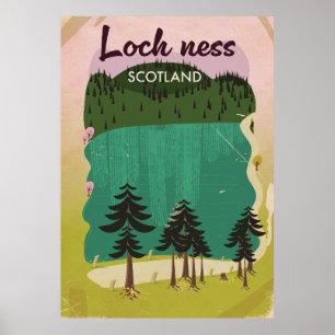Affiche Loch Ness Écosse