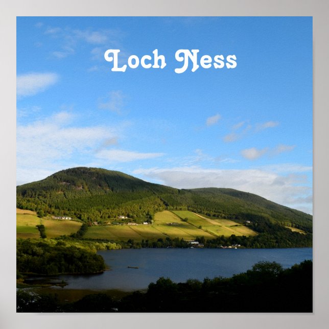 Affiche Loch Ness en Ecosse (Devant)