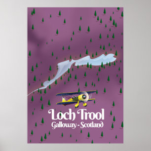 Affiche loch trool , galloway, scotland Travel map
