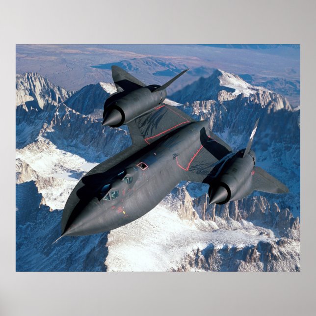 Affiche Lockheed SR-71 Blackbird (Devant)