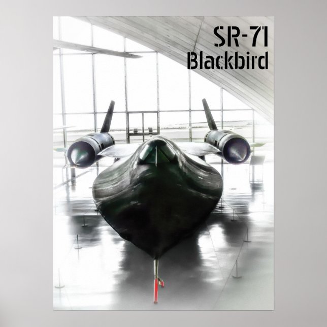 Affiche Lockheed SR-71 Blackbird (Devant)