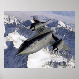 Affiche Lockheed SR-71B Blackbird