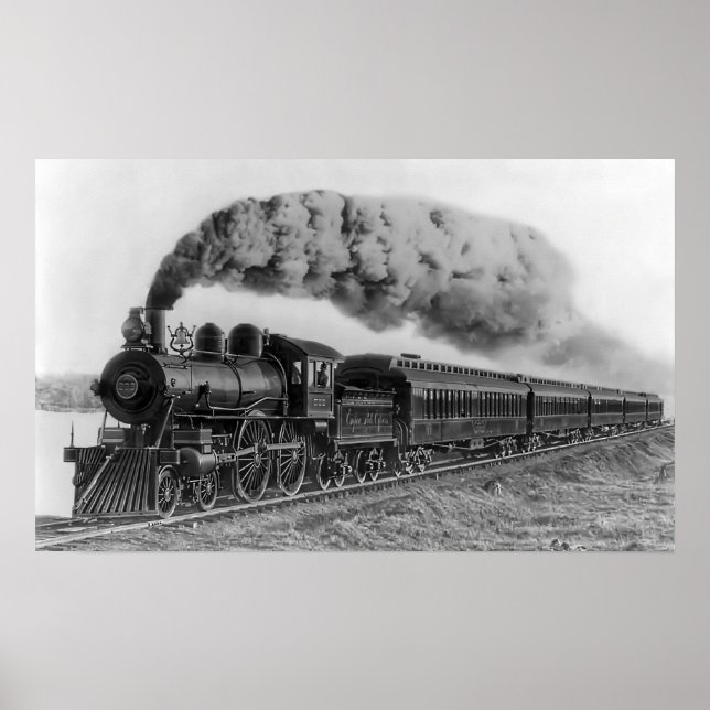 Affiche Locomotive à vapeur no 999 - C. 1893 (Devant)