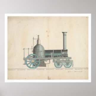 Affiche Locomotive Design (1344)