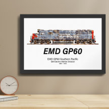 Locomotive diesel EMD GP60 du Pacifique Sud