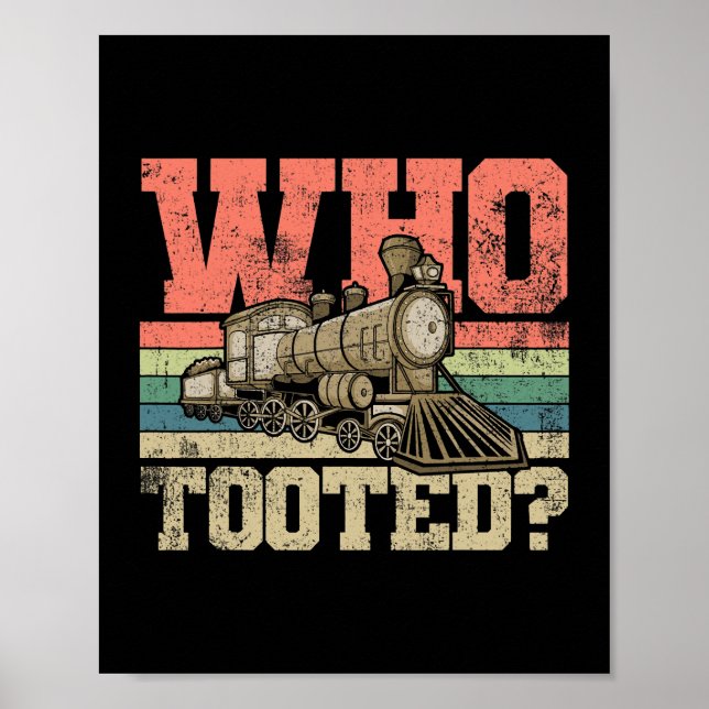 Affiche Locomotive ferroviaire (Devant)