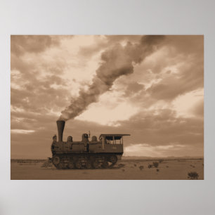 Affiche Locomotive sans tracteur