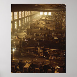 Affiche Locomotive Shop, 1942