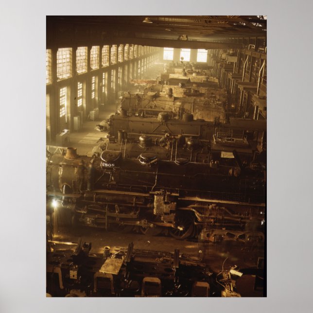 Affiche Locomotive Shop, 1942 (Devant)