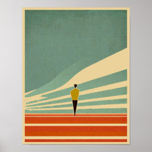 Affiche "L'Odyssée" Art inspirant minimaliste