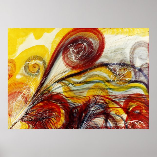 Affiche L'oeil de Dieu par Georgiana Houghton (Devant)