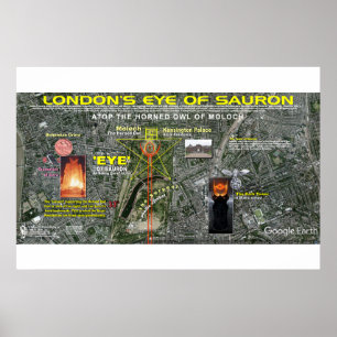Affiche L'oeil de Sauron à Londres