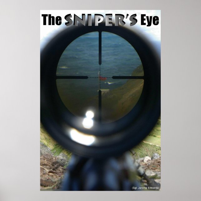AFFICHE L'OEIL DU SNIPER (Devant)