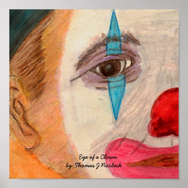 Affiche L'oeil d'un clown (Devant)