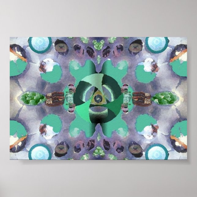 Affiche L'oeil d'une mouche pendant les visions (Devant)