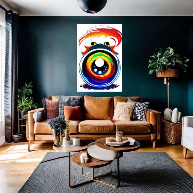 Affiche L'oeil vous voit | Art AI (Créateur téléchargé)
