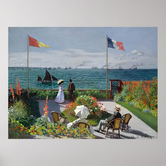 Affiche l'œuvre d'art de Claude Monet (Devant)