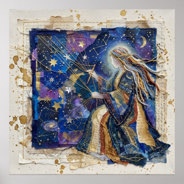 Affiche L'œuvre d'art murale Le Gardien au Clair de Lune d (Devant)