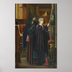 Affiche L'œuvre Le Magicien par Edward Burne-Jones