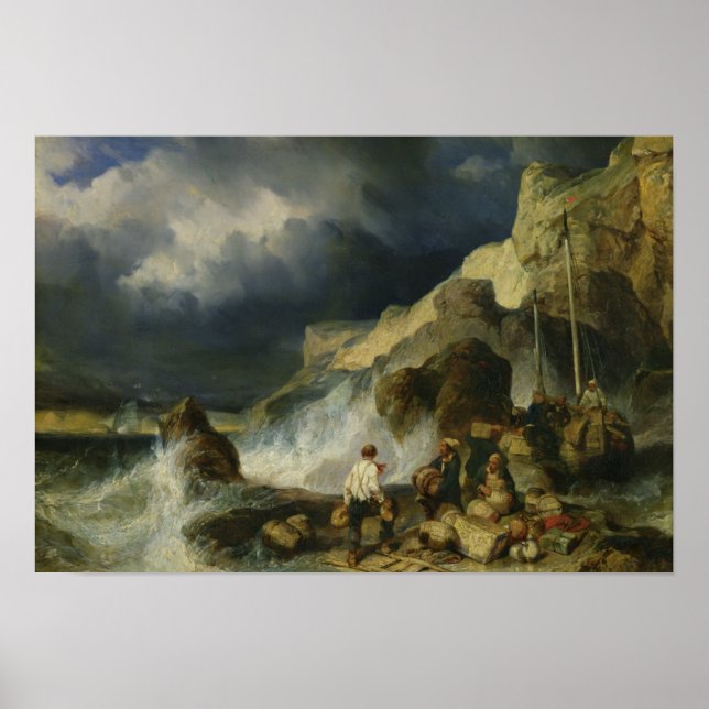 Affiche L'offensive des passeurs, vers 1837 (Devant)