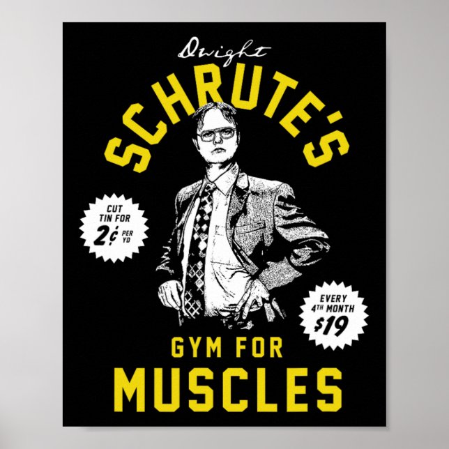 Affiche L'Office Schrutes Gym (Devant)