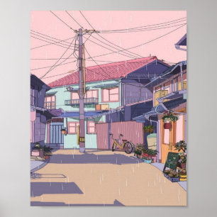 Affiche Lofi City Alley