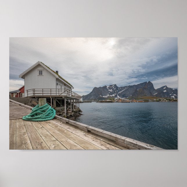 Affiche Lofoten Norvège (Devant)