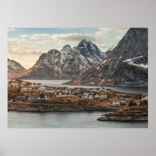 Affiche Lofoten Norvège