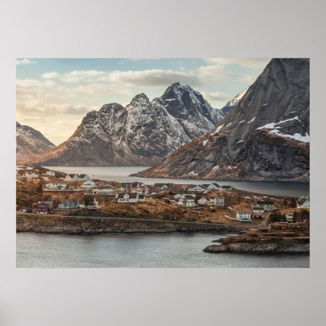 Affiche Lofoten Norvège (Devant)