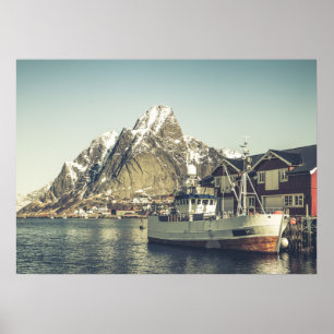 Affiche Lofoten Vintage