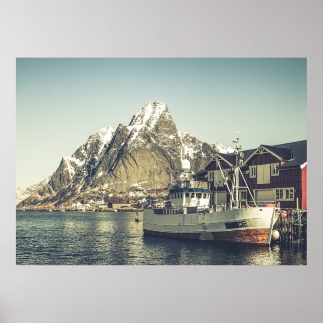 Affiche Lofoten Vintage (Devant)