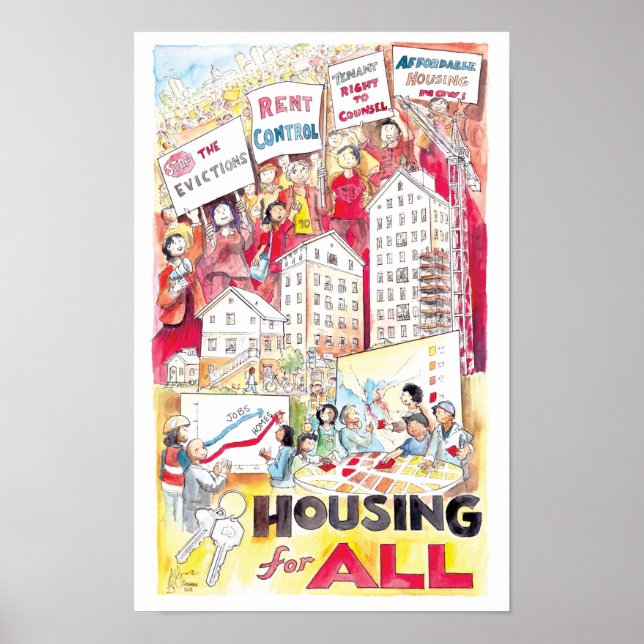 Affiche Logement pour tous (Devant)