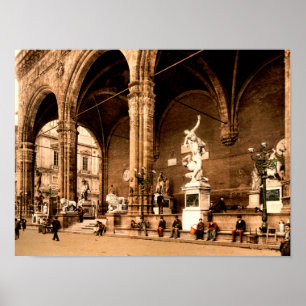 Affiche Loggia dei Lanzi Florence Tuscany Italy