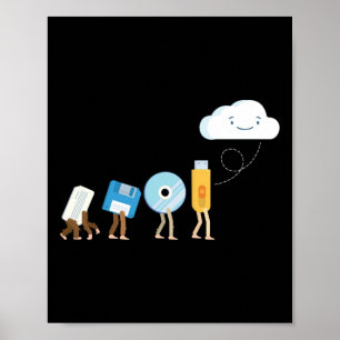 Affiche Logiciel d'ingénierie informatique Funny Geek