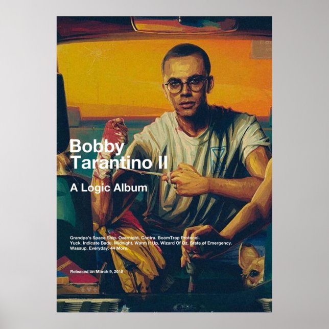 Affiche Logique Bobby Tarantino II Couverture d'album (Devant)