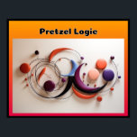 Affiche Logique Pretzel<br><div class="desc">Découvrez cette belle image abstraite de différentes formes colorées disposées dans une sorte de motif. J'appelle cette logique de bretzel image, un titre que j'ai emprunté à un album Steely Dan des années 70. Cette image aurait l'air sympa dans un bureau, un jardin familial ou une chambre. Vous pouvez acheter...</div>
